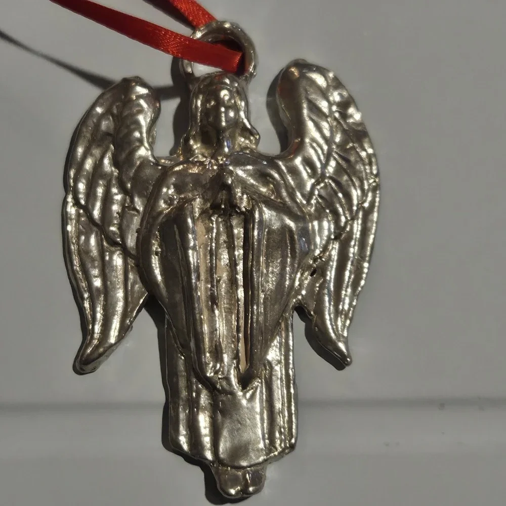Sycamore Pewtersmith Angel Ornament Vintage‎ 3